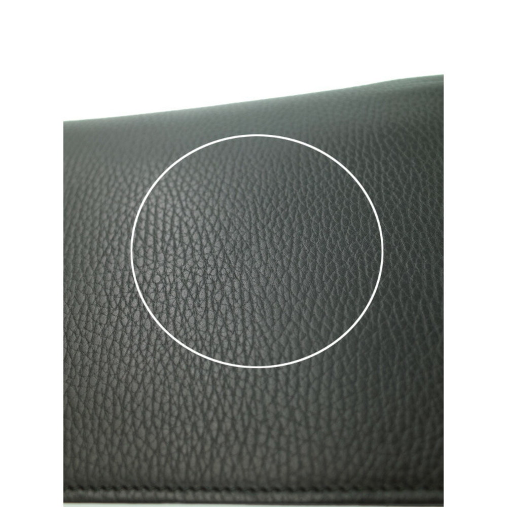 Gucci Interlocking GG shoulder bag black calfskin leather - Picture 6 of 9